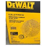 DEWALT 24 in. Heavy-Duty Drum Fan with Extra Long 12 ft. Power Cord and Stepless Speed Control