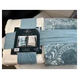 New 2 Pack of Charisma Velvet Plush Throw Blankets Both 60" x 72"