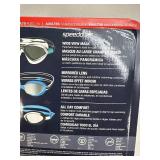 New 3 Pack Swimming Goggles by Speedo, Adult Ages 14+, Anti-Fog / Mirrored Lenses / UV Protect