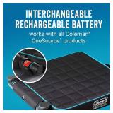 Coleman OneSource Rechargeable Heated Chair Pad – Heated Camping Chair, Chair Pad, & Stadium Seat for Cool-Weather Outdoor Lounging, Tailgating, & Camping