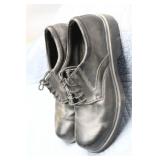 Used Black Leather Dress Shoes with Lace Up