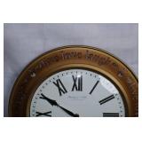 Live Love Laugh Wall Clock with Black Roman Numerals