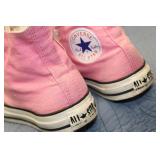 Used Pink Converse All Star High Top Sneakers - Size Not Specified