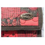 Red and Black Quilted Wallet by Donna Sharp