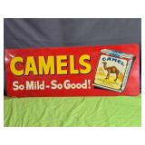 Vintage Camel Cigarettes Metal Sign - So Mild So Good