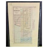 1874 Map of Litchfield, Meeker County, Minnesota