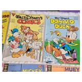 Lot of Walt Disney Comic Books Featuring Mickey Mouse, Donald Duck, and More