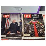 Collection of 10 Vintage Life Magazines from 1961 to 1967