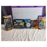 Collection of Action Figures and Toys - Includes Superman, Star Trek, Power Rangers and More