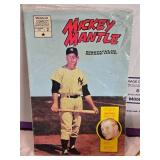 Mickey Mantle Collectible Plate and Comic Book