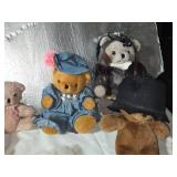 Collection of Stuffed Bears and Plush Toys