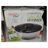 Set of 3 Kitchen Appliances: Multifunction Food Processor, Cake Pop Maker, and Salad Spinner