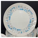 Vintage Mid Century Blue Haven and Franciscan Dishware Grouping