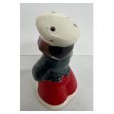 Vintage Black Americana Ceramic Salt and Pepper Shaker Set