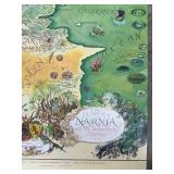 A Map of Narnia and the Surrounding Countries Poster