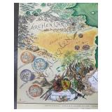 A Map of Narnia and the Surrounding Countries Poster