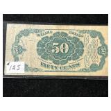 1875 US 50 CENT FRACTIONAL CURRENCY