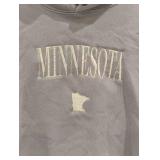 NEW MINNESOTA CROP TOP HOODIE SWEATER SIZE 2XL