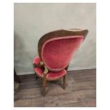 Married pair of Ballon Back Parlor Chairs