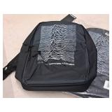 Lot of (2) Rocksax® Joy Division - Unknown Pleasures logo Backpacks | Matching (New !)