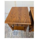 2 Beautiful Wood End Tables / Night Stands