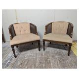 Set of 2 Lounge Club Chairs