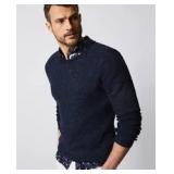 GAP Seed Stitch Sweater-XXLarge-Navy Blue