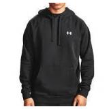 Under Armor Pull Over Hoodie-Large-Black