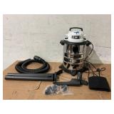 HART 6 Gallon 5 Peak HP Stainless Steel Wet/Dry Vacuum