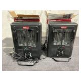 LOT OF 2 Hyper Tough 1500W Milkhouse Utility Heaters