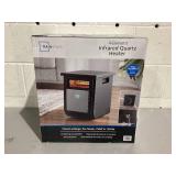 Mainstays New1500W Electric 4-Element Infrared Cabinet Space Heater for Indoor