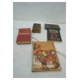 vintage book lot, portrait painting for beginners, Indian crafts