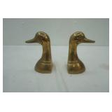 brass duck bookends