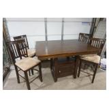 high top dining room table and chairs