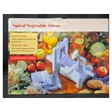 Manual Spiral Vegetable Slicer with Box - Ideal for Noodles and Veggie Twists