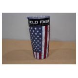 Hold Fast American Flag 20oz Travel Mug