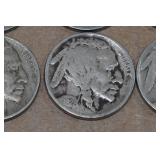 *10* 1926-1937 Buffalo Nickel Coins