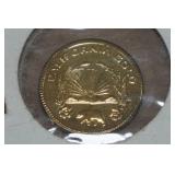 Vintage Souvenir 1850 California Gold Coin Token - 1/2" Diameter