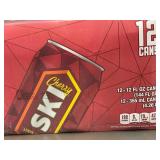 Cherry SKI Real Citrus Taste Soda - 24 Pack