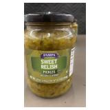 GA 3 - Group of 6 Pampa Sweet Relish Pickles - Natural Flavoring, 12 oz Each