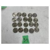 20) 2002P KENNEDY HALF DOLLARS NIFC COLLECTORS ONLY COINS