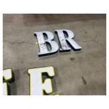 LIGHTED SIGN LETTERS