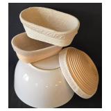 Banneton Bortform Bread Proofing Baskets & Mixing Bowl