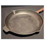 Le Creuset Brown Enamel Cast Iron Skillet