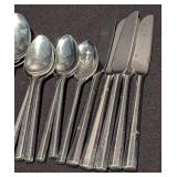 Vintage Japanese Stainless Steel Flatware Set