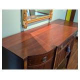 Vintage Inlaid Mahogany Sideboard