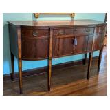 Vintage Inlaid Mahogany Sideboard