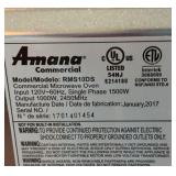 Amana RMS10DS Commercial Microwave