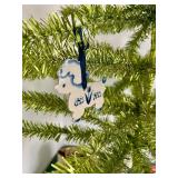 Charlie Brown Christmas Tree with Vintage Ornaments