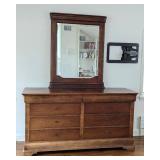 National Mount Airy Mirrored Dresser